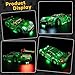Kyglaring LED Light Kit Compatible with Lego Porsche 911 GT3 R Rexy AO Racing Car 42224 Building Blocks, Upgrade Touch Control & Dimming, Lights Only, Model Set Not Included, Touch Version
