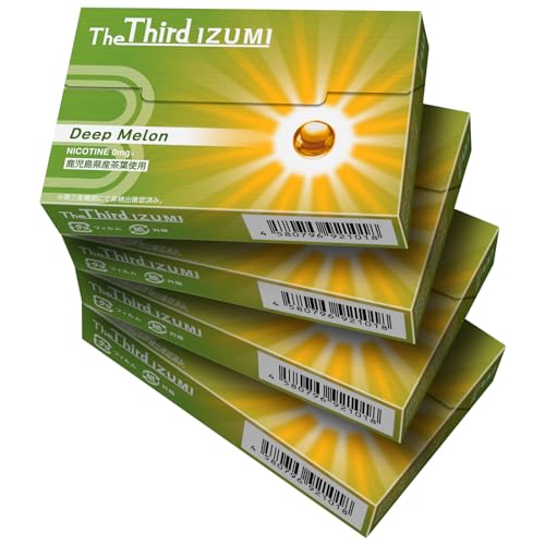 The Third IZUMI アイコスイルマ 禁煙サポート ニコチンゼロ 禁煙 イルマワン ノンニコチン 禁煙パイポ ニコチンレス ディープメロン 4箱
