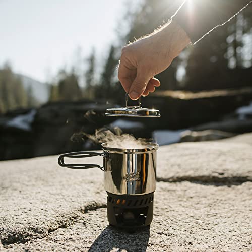 Esbit 585Ml Solid Fuel Stainless Steel Stove & Cookset For Hiking & Camping #TOP7