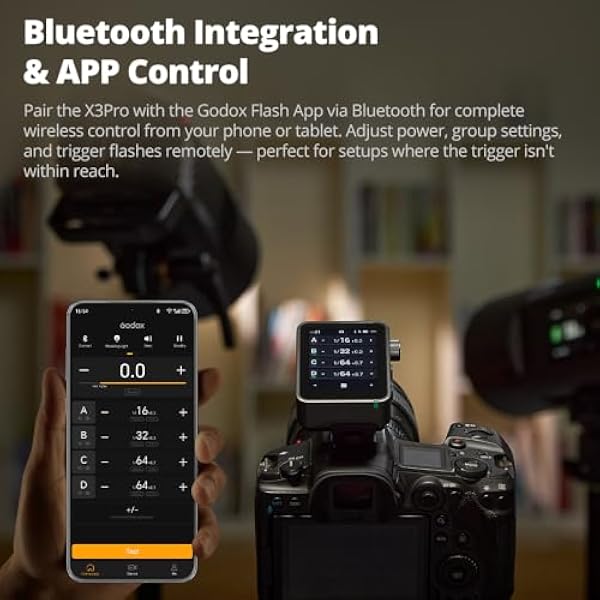 Godox X3 Pro-O X3Pro O TTL Wireless Flash Trigger for Olympus 2.4 LCD Touchscreen встроенный литий-ионный аккумулятор 2930mAh 2.4GHz Wireless X System with 3 Pro Shooting Modes APP Support USB-C Fast Charging