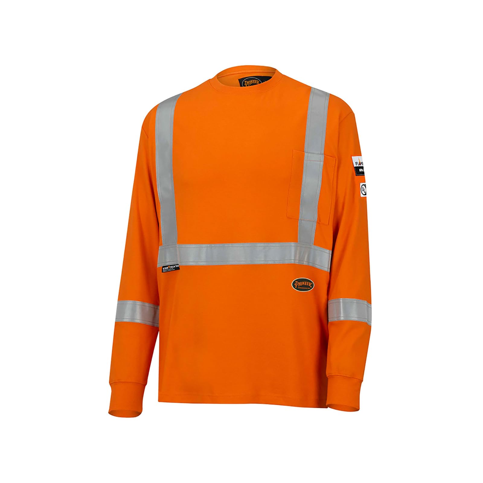 Pioneer FR Long Sleeve Shirts for Men - ARC Rated Hi Vis Flame