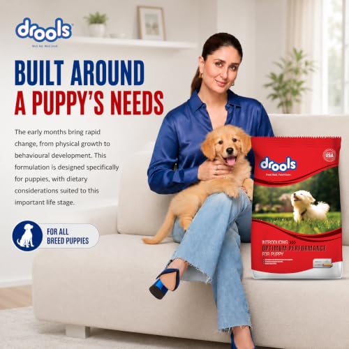 Image of Drools Puppy Dry Dog Food Performance 20kg | Chicken | Complete & Balanced Food | Supports Growth | Highly Digestible