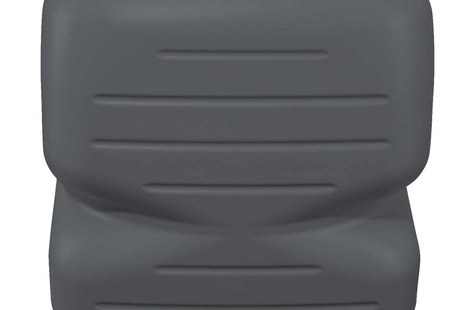 GARANTIA CUBUS Set Completo de depósito de jardín 340 L Graphite Grey con Grifo de Salida de plástico y Conector para bajante