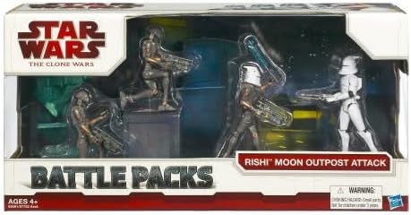 Hasbro - Figurine Star wars battle pack Rishi Moon Outpost Attack (The ...