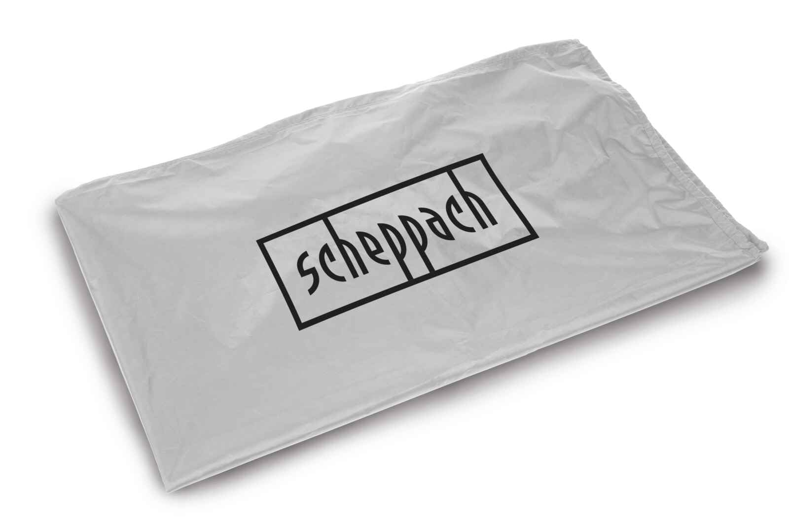 Scheppach Cubierta gris | 1050 x 1200 x 1100 mm | Lona impermeable y resistente a los rayos UV30 | Funda protectora para sierras circulares basculantes, cortadores de madera, barbacoas y herramientas