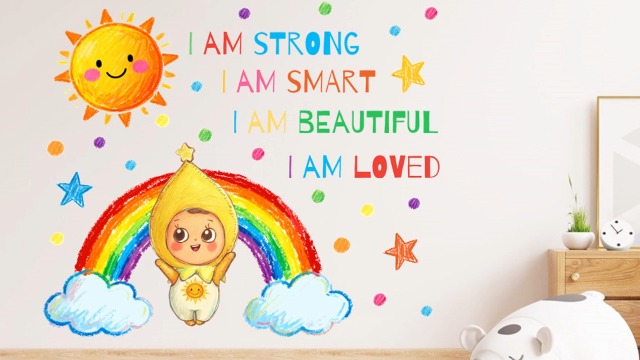 Vinilos Decorativos Infantiles de Vinilo Rainbow 35x12 in miniatura 7