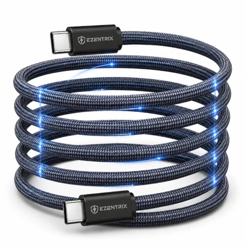 Magnetic USB C Cable 1 Meter, USB C to USB C 60W Fast Charging, M...