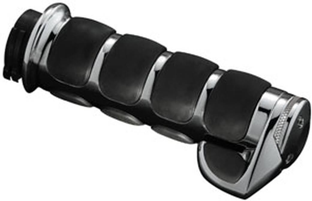 Kuryakyn 6250 Motorcycle Handlebar Accessory: ISO Throttle Boss, Universal Fit with Kuryakyn ISO Grips, Chrome, Pack of 1