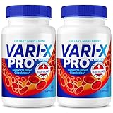 (2 Pack) Vari-X Pro, Official Blood Support Supplement, All Natural Formula for Healthy Levels & Overall Health, Premium Varix Pro Pills, VariXPro Plus Review (120 Capsules)