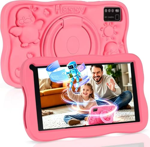 Tablet Bambini 7 Pollici con Controllo Parentale, Android 13 Tablette,