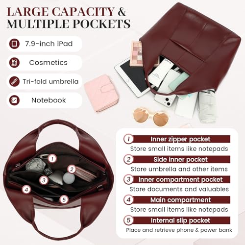 Image of Purses for Women Medium Satchel Handbags Shoulder Hobo Bag