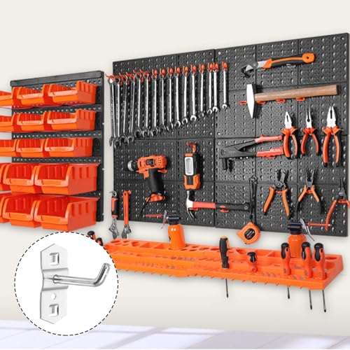 Kombiuda 5ZF57P15802DFH45J 12 Pcs Shelf Square Hole Hook Up Tool Ordinary Display Rack Hooking Metal Perfboard Cabinet Display Rack Hook Cupboard Peg Hooks Iron Display Stand Hook Peg Board Exhibition Hook thumb #3