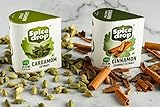 Spice Drop Cardamom & Cassia Extract Combo - 0.17oz Each Upto 180 Drops - For Tea, Coffee, Cooking,