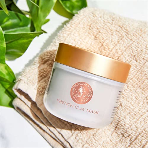The Tough Woman French Clay Mask - Pure Facial Mask For All Skin Types - Vegan Facial Skin Care Products For Women #TOP1