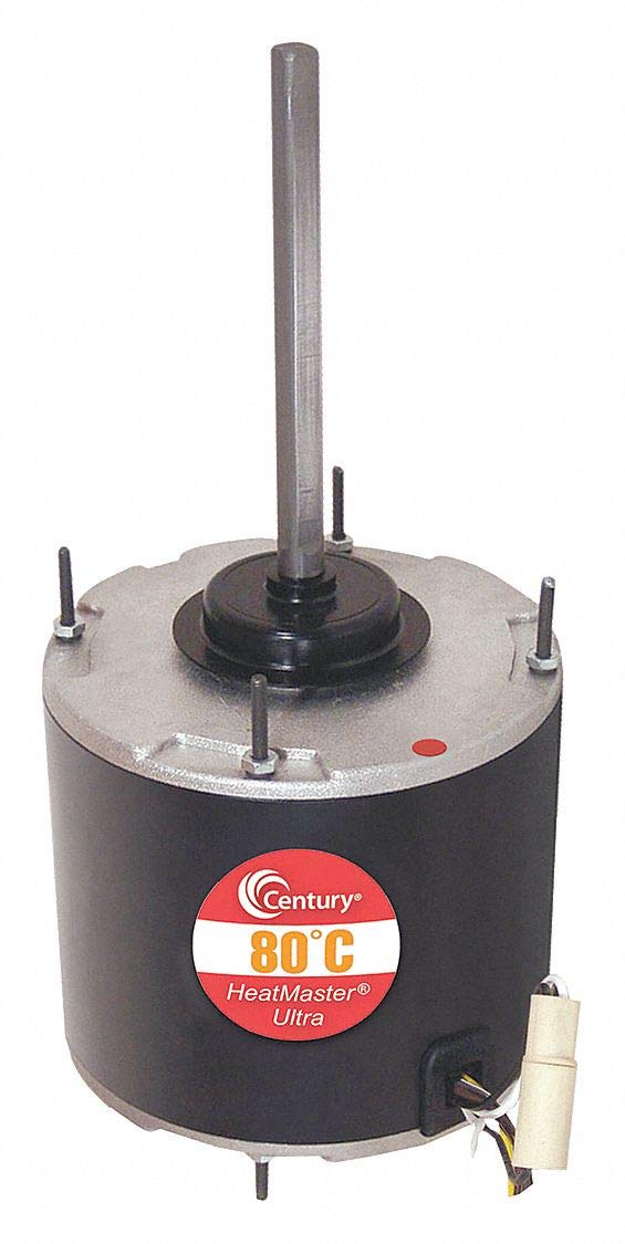 Century 1/3 to 1/8 HP Condenser Fan Motor,Permanent Split Capacitor,825 Nameplate RPM,208-230 Voltage,Frame