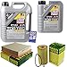 Produktbild QR-PARTS 69326984 Filter Set Inspektionspaket 6 Liter Liqui Moly Motoröl Top Tec 4100 5W-40 MANN-FILTER Luftfilter Ölfilter