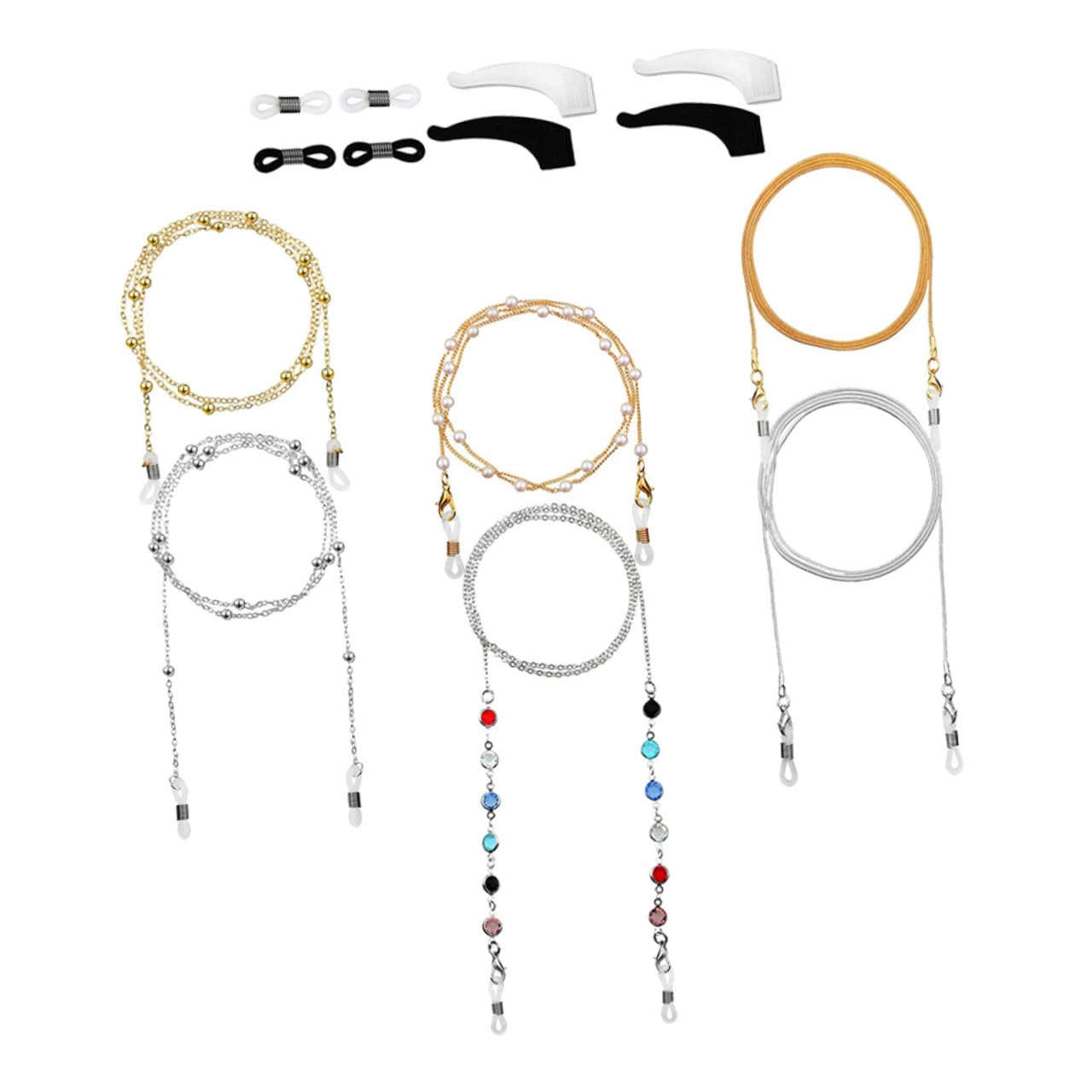 SOIMISS 3sätze Anti-lost Ropes Für Brillen Stabiler Brillenhalter Mit Erstklassigem Material Für Täglichen Gebrauch Leuchtenden Farben Für Einen Ansprechenden Look