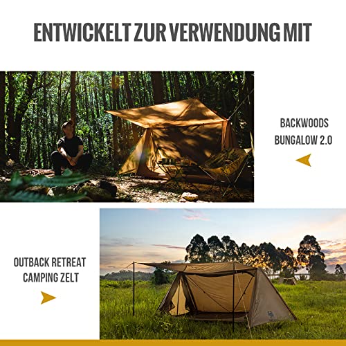 Miniatura 4 de Onetigris Base De Tienda De Campaña Para 2 Personas, Impermeable, Ultraligera, Para Camping, Senderismo, Pícnic 210 Cm X 170 Cm