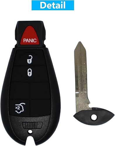 Miniatura 4 de M3N5WY783X IYZ-C01C 433 Mhz 5 botones de entrada sin llave remoto para Jeep Grand Cherokee 2008-2012 para Jeep Commander 2008-2010 Reemplazar