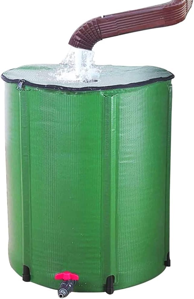 Portable Rain Barrel, Rainwater Collector Collapsible