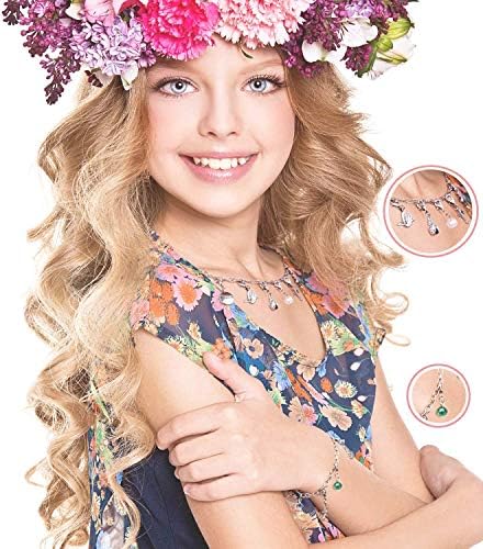 Advent Calendar 2022, Christmas Advent Gifts, Charm Calendar DIY Bracelet Necklace with 24Pcs, 24 Days Christmas Countdown Gift, for Kids, Girls, Women
