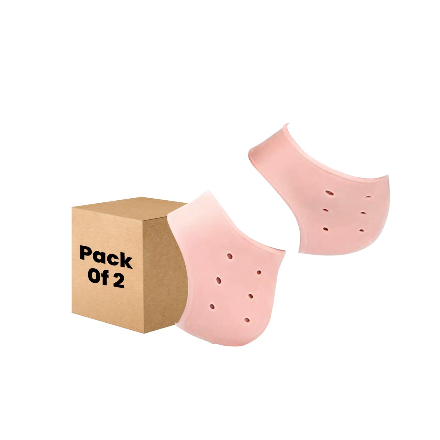 Dr Foot Anti Crack Silicone Gel Heel Pad Socks | For Heel Swelling Pain Relief, Dry Hard, Cracked Heels Repair Cream Foot Care | For Both Men & Women | Half-length - 1 Pair (Free Size) (Pack of 10) (B0CBX6QCCP) Amazon Price History, Amazon Price Tracker