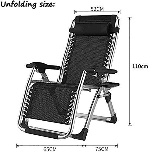 Chaise Longue Zero Gravity avec bascule, fauteuil de relaxation extérieur supportant 200kg