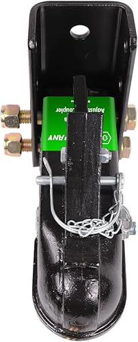 Miniatura 3 de Acoplador de remolque fundido ajustable de 2-516 pulgadas, 15000 libras con canal y canal de 3 posiciones y sujetadores