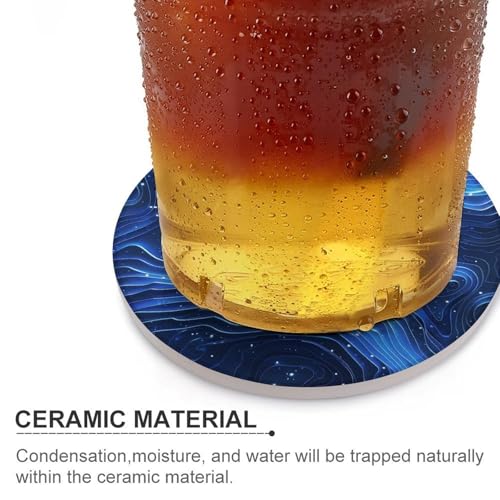 Dessous de verre céramique bleus pour sublimer vos apéritifs - 5