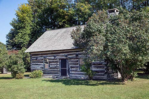 Historic Pictoric Photo - The Hyde Cabin, a Pioneer Log Cabin, Built c- Fine Art Photo Reporduction 12in x 08in