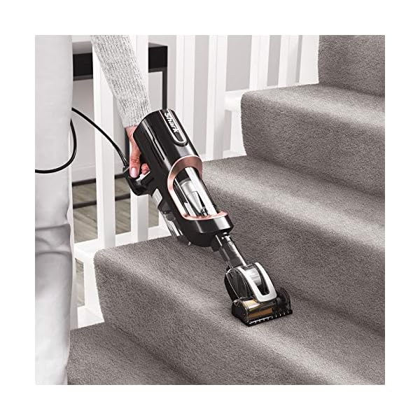 Shark Corded Stick Vacuum Cleaner [HZ500UKT] Pet Model, Anti Hair Wrap, Flexology, Rose Gold