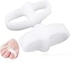 PEDIMEND Silicone Gel Toe Separator Double Loop Pinkie Toe Separator Pair - 2PCS | Bunion Toe Separator for Hallux Valgus Pain | Prevent Toe Overlapping | for Men & Women | Foot Care