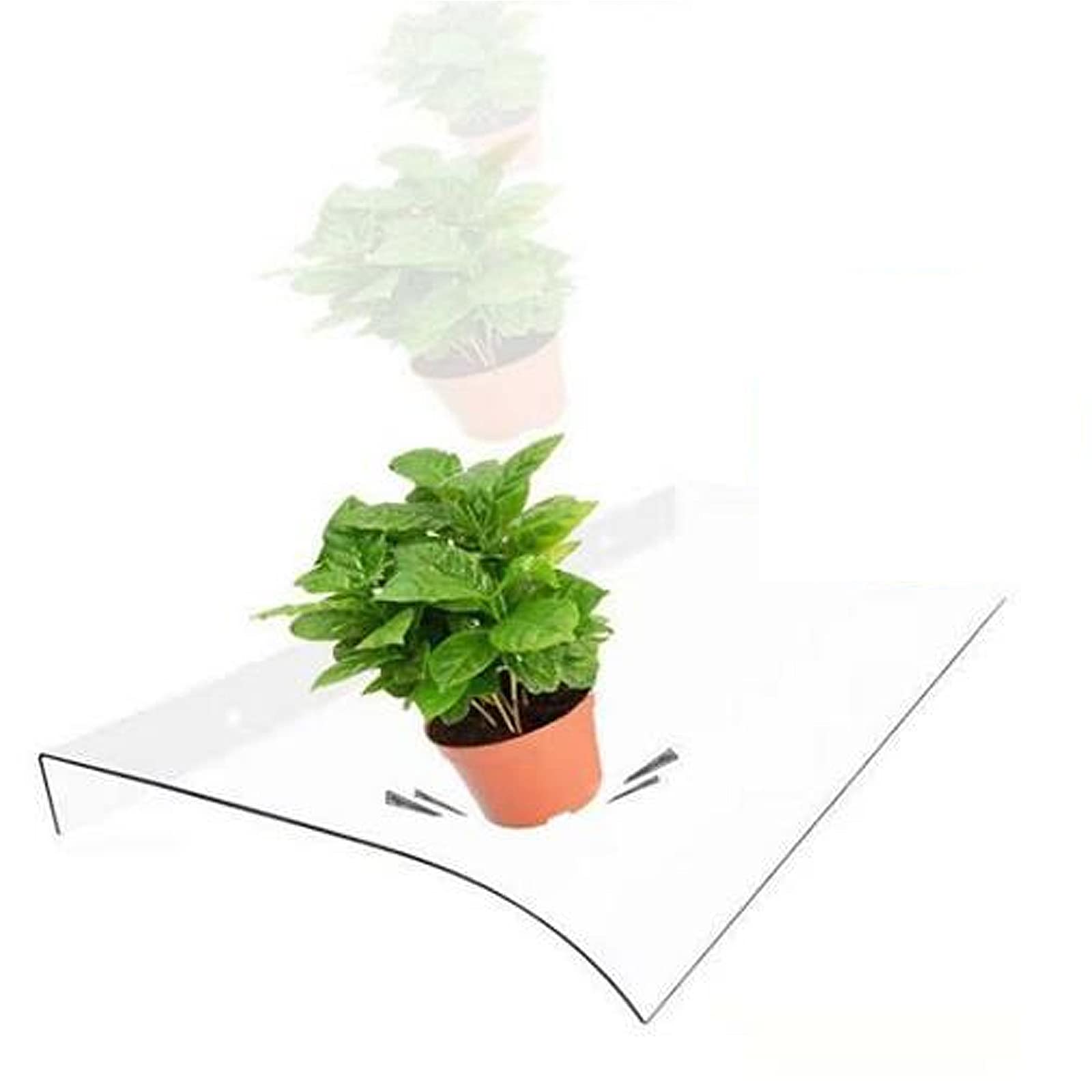 CZYZMDD Outdoor Door CanopyCurved Window Canopy Porch Shelter Transparent Polycarbonate Cover UV & Rain Protector for House Entryways WeatherResistant Awning.