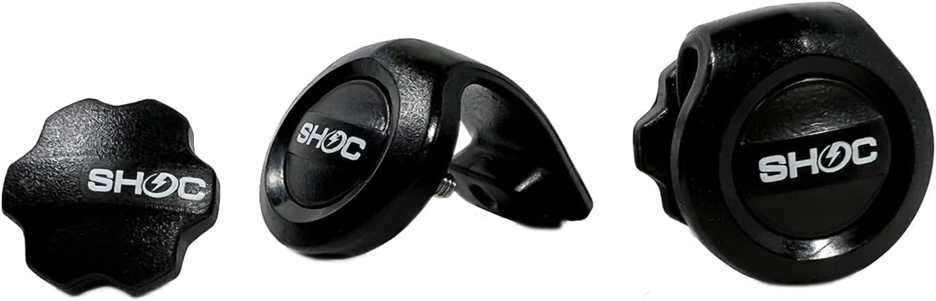 Shoc Viper Clips | Universal Visor Attachment Hardware for Football, Lacrosse and Other Sport Helmet Facemasks