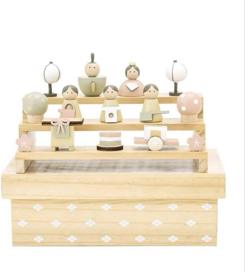 サリュ ＊ ひなまつり 完売品【収納できる雛人形セット サリュ 収納