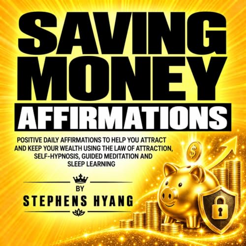 Saving Money Affirmations Audiolibro Por Stephens Hyang arte de portada
