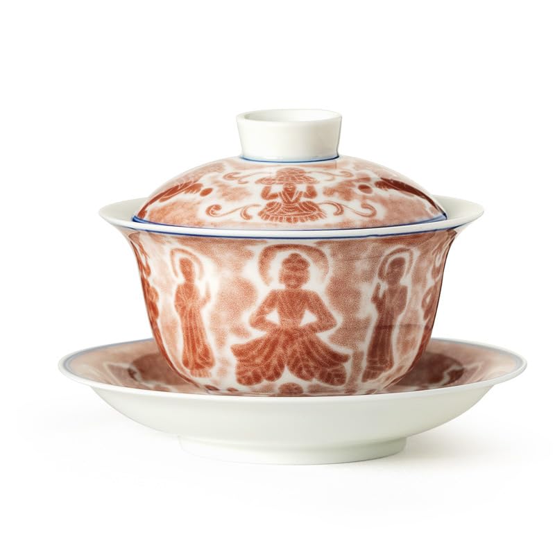 Matcha kubki Gaiwan filiżanka do herbaty chińska filiżanka do picia herbaty miska do herbaty retro zapobiegająca oparzeniom biała porcelanowa miska do herbaty z pokrywką zestaw do herbaty kubek