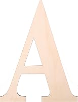 Vista 30 de Letra de madera de 12 pulgadas, letras de madera para decoración de pared, letras de madera en blanco sin terminar de 1/5 pulgadas para decoración