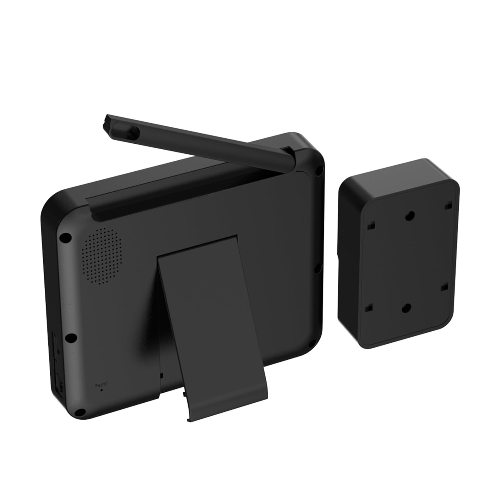Timbre con Camara, Timbre con intercomunicador de vídeo inalámbrico de 4,3 Pulgadas con cámara Gran Angular HD y conversación Visual(Bianco)