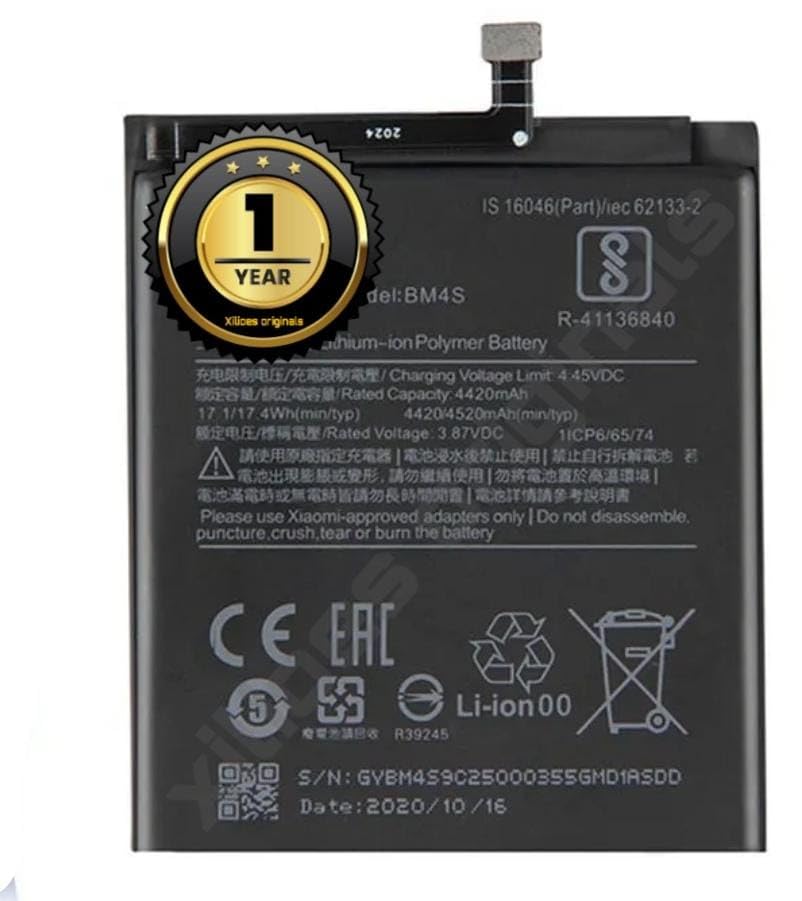 Image of BM4S Battery for Redmi 10X 5G / 10X Pro 5G Battery with 1 Year Warranty** (B246)