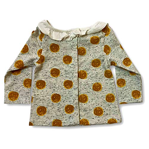 Image of TuddyBuddy 100% Cotton Full Sleeves Half Sleeves Baby Girl's Top Cum T-Shirt for Summer