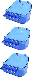 UKCOCO 3 Pçs Caixa De Banho De Pássaro Playset Acessórios Alimentador De Pássaros Pendurado Banheira De Papagaio Banheira De Papagaio Gaiola De Banho De Papagaio Caixa De Chuveiro De