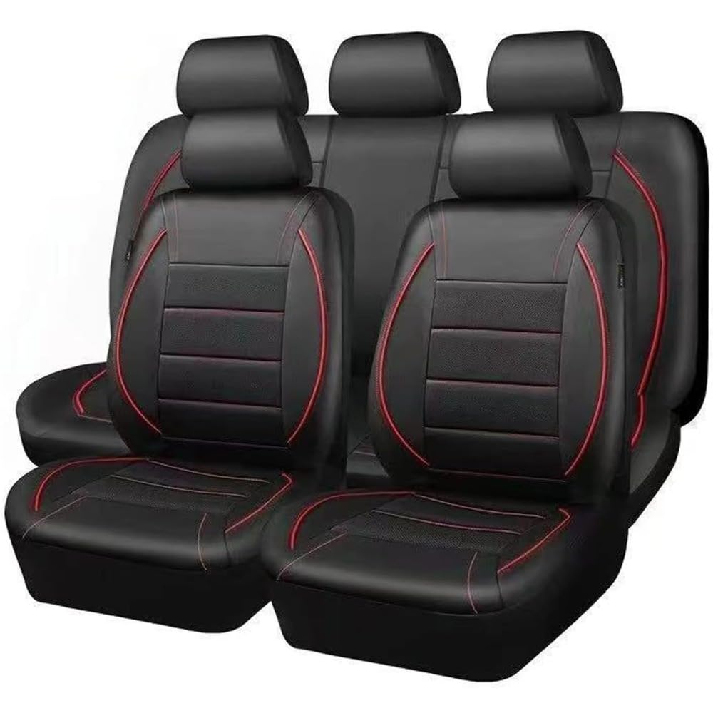 Hyfzxwx A Universal Car Seat Covers 9Pcs Pu Leather, Irbag Compatible Car Seat Protector Set, Ll-Season Fit For Most Vehicles (Sedan, Suv, Truck) Nti-Slip Design/A/9Pcs