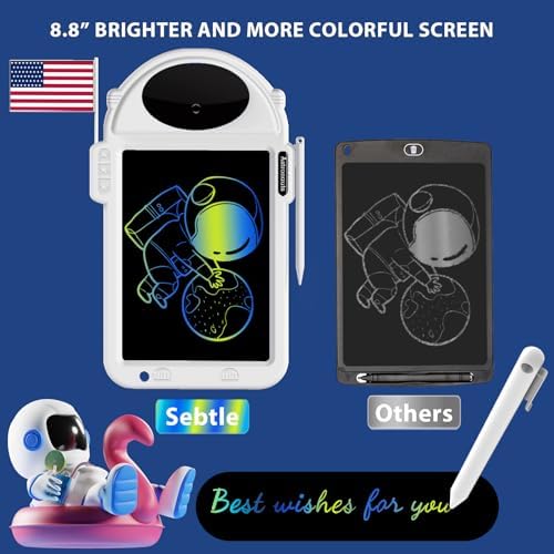 Sebtle LCD Writing Tablet for Kids, Colorful Doodle Board, Electronic Drawing Pad, Educational Learning Toy Gifts for 3 4 5 6 7 8 Year Old Boys Girls 3 51GL7Wd7IRL. AC
