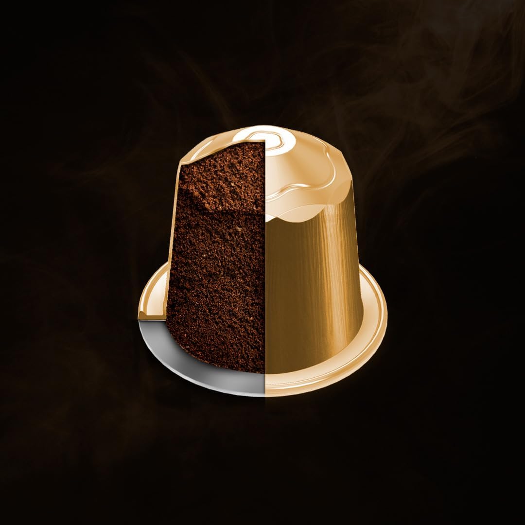 Cápsulas de Café Baggio Café Aroma Caramelo, compatível com Nespresso, contém 20 cápsulas