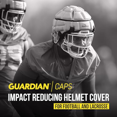Guardian Cap - Soft-Shell Helmet Cover for Football and Lacrosse - Reduces Impact and Protects Helmets - One Size Fits All for Youth, High School and College Programs - Royal Blue