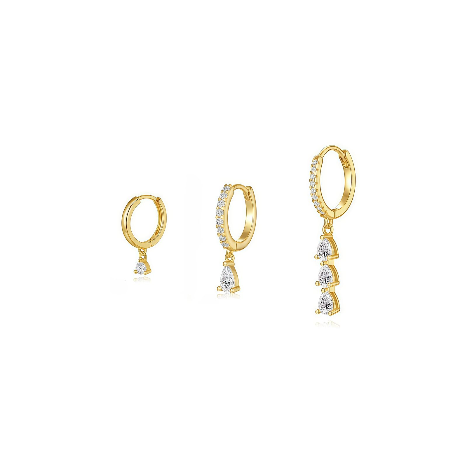 manthan 3 PCS Tassel Chain Earrings Set, Stackable Layered Jewelry for Women, Suitable for Helix Ear Decoration, Trendy Ornament for Daily Casual and Special Events-picture-48