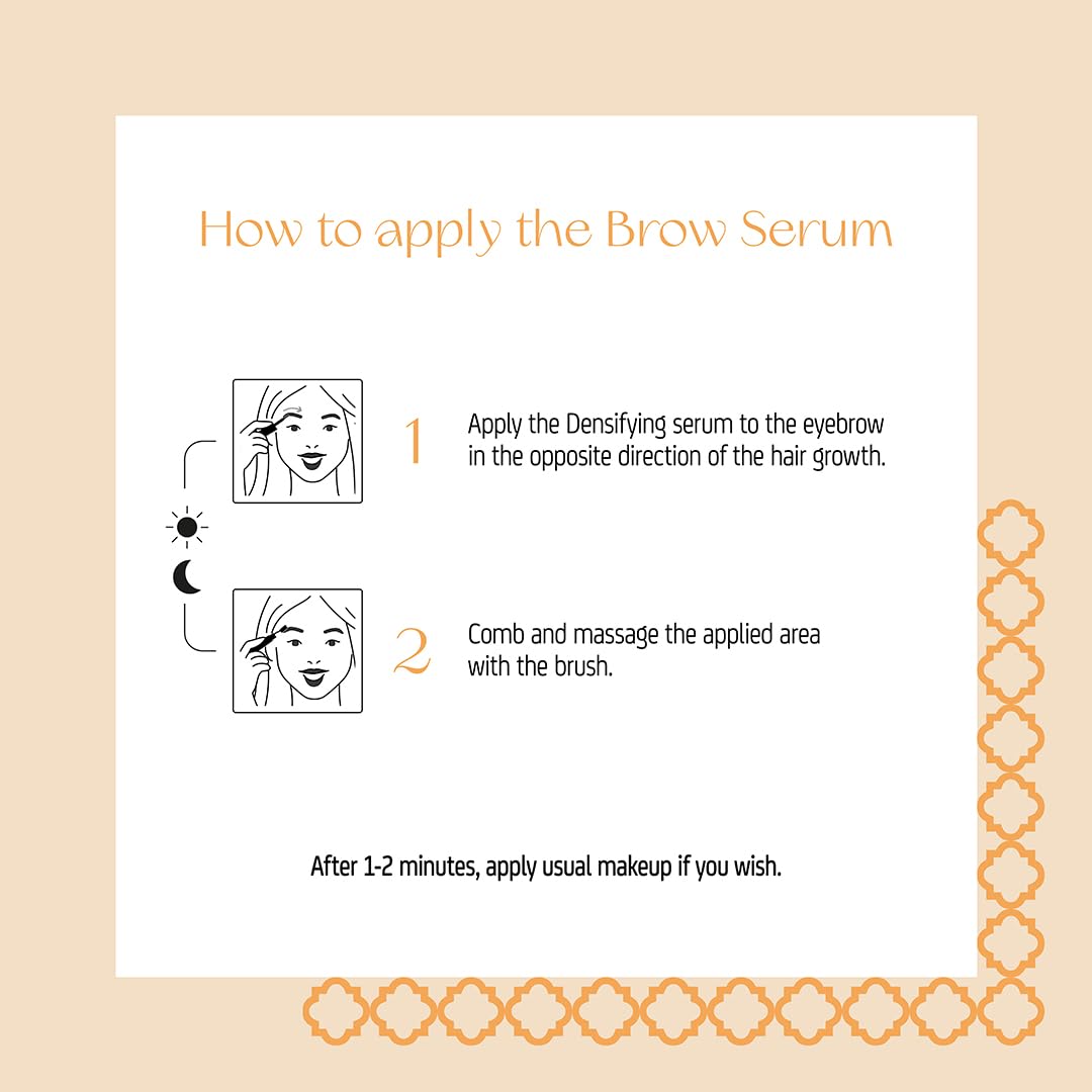 Nuggela & Sulé Brow Serum. Serum Densyfikujące Do Brwi + Szczoteczka. Bardziej Gęste i Grube Brwi. Z Glikogenem Morskim i Prowitaminą B5. 5 ml + Szczoteczka