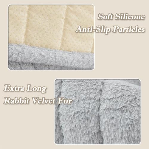 Funda para silla reclinable antideslizante lavable con correas gris 4