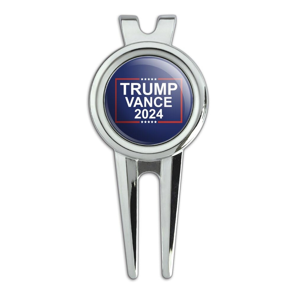 Trump Vance 2024 Election Golf Divot Repair Tool and Ball Marker